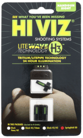 The LiteWave H3 sight is the perfect combination of Tritium with HiViz Litepipe Technology, ensuring quick and easy sight acquisition.